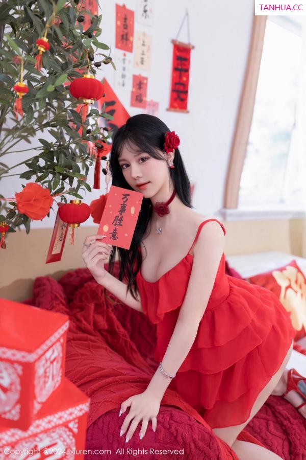   [XiuRen]高清写真图 2024.02.08 No.8098 幼幼 春节美腿第15张图片